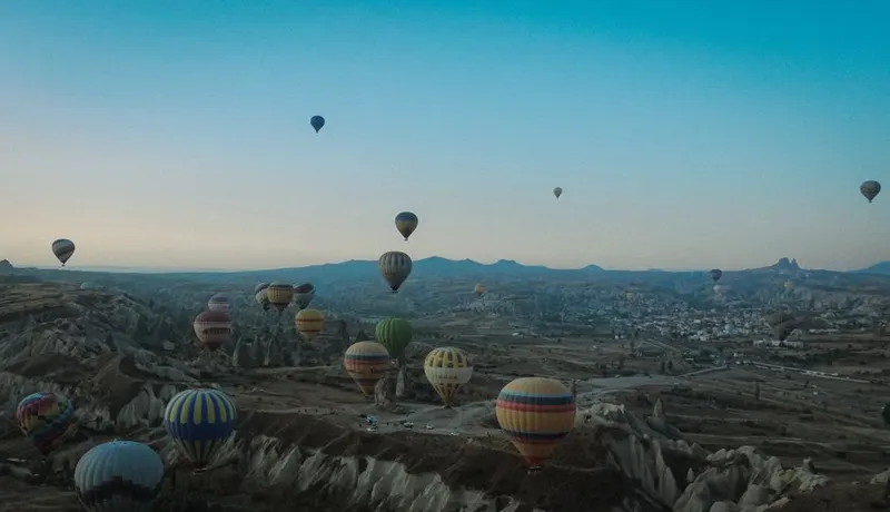 Take a hot-air balloon ride